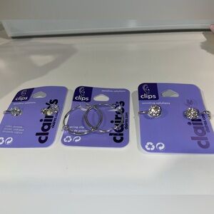 Claire’s Clip On Earrings